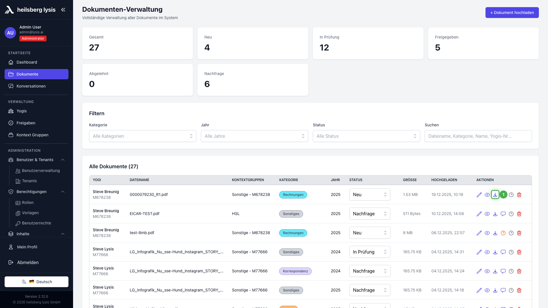 Dokument herunterladen