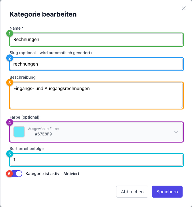 Edit Category