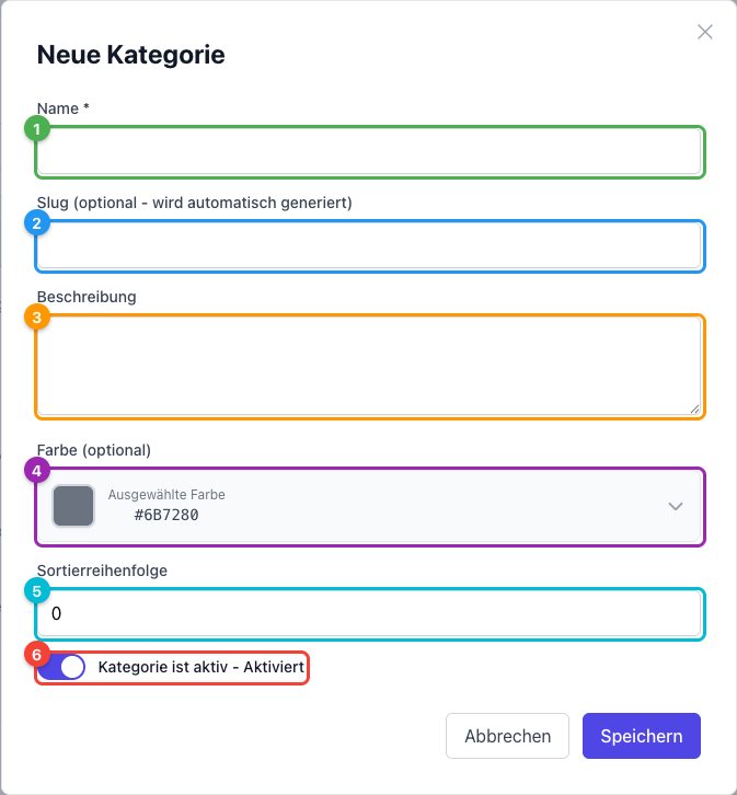Create Category