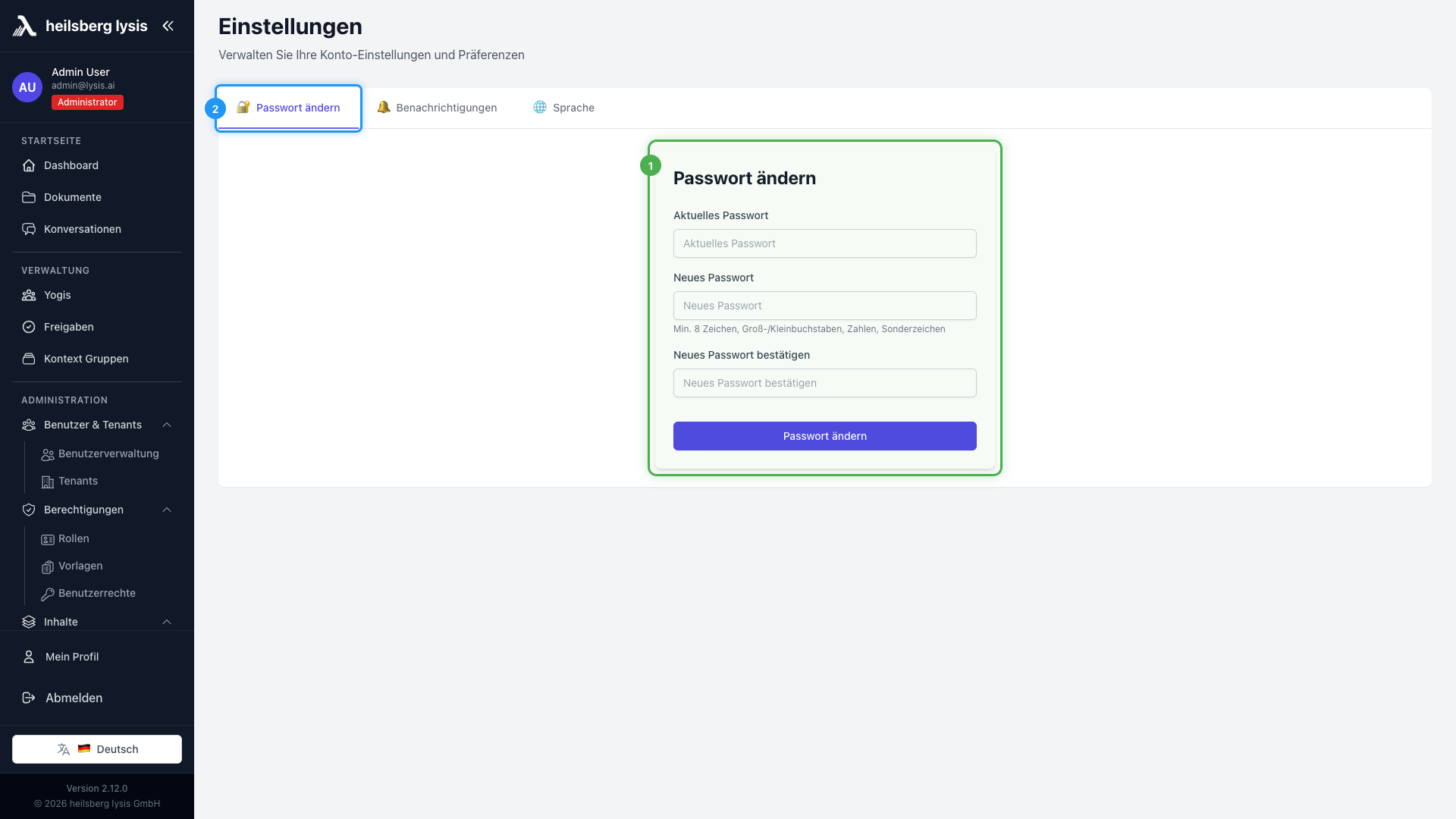 Change Password